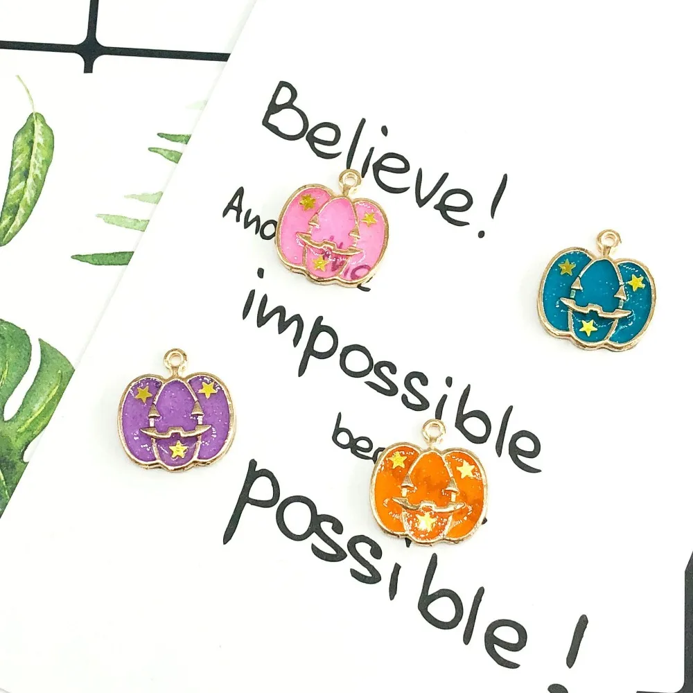 High Quality DIY Fashion Charms Enamel Pumpkin Alloy Pendant Making Gift Hair Earring Necklace Accessories Halloween Series
High Quality DIY Fashion Charms Enamel Pumpkin Alloy Pendant Making Gift Hair Earring Necklace Accessories Halloween Series
