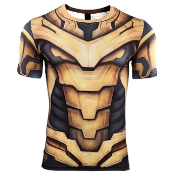 Thanos 3D Printed T shirts Men Avengers 4 Endgame Compression Shirt 2019 Summer Cosplay Costume Tights Short Sleeve Tops Male
Thanos 3D Printed T shirts Men Avengers 4 Endgame Compression Shirt 2019 Summer Cosplay Costume Tights Short Sleeve Tops Male