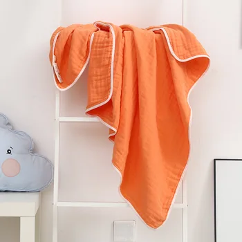 Baby Cotton Blanket Newborn Muslin Swaddle Wrap Kids 3 Layers Thicken Gauze Receiving blankets Bedding110 CM
Baby Cotton Blanket Newborn Muslin Swaddle Wrap Kids 3 Layers Thicken Gauze Receiving blankets Bedding110 CM