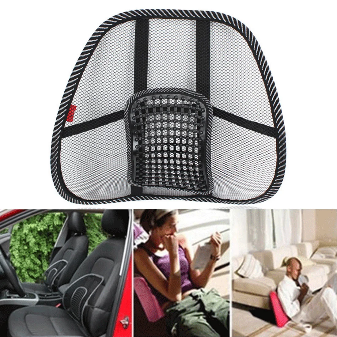 1PC Back Brace Support Car Seat Office Chair Back Cushion Mesh Lumbar Home Office Car Seat Chair Cushion
1PC Back Brace Support Car Seat Office Chair Back Cushion Mesh Lumbar Home Office Car Seat Chair Cushion