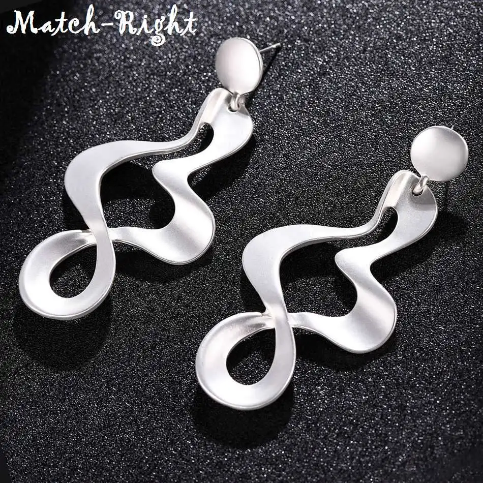 Match-Right Trendy Earrings for Women/Statement/Long/Dangle/Korean/Geometric/Silver/Drop Earring Female oorbellen brincos LG611
Match-Right Trendy Earrings for Women/Statement/Long/Dangle/Korean/Geometric/Silver/Drop Earring Female oorbellen brincos LG611