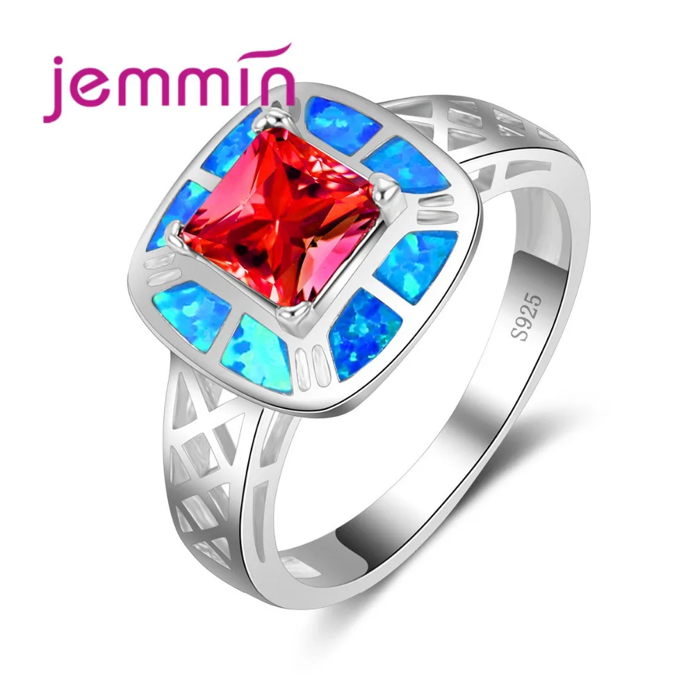 Hot Sale Blue Fire Opal Red Stone Fashion Jewelry Ring Women 925 Sterling Silver Opal Rings New
Hot Sale Blue Fire Opal Red Stone Fashion Jewelry Ring Women 925 Sterling Silver Opal Rings New