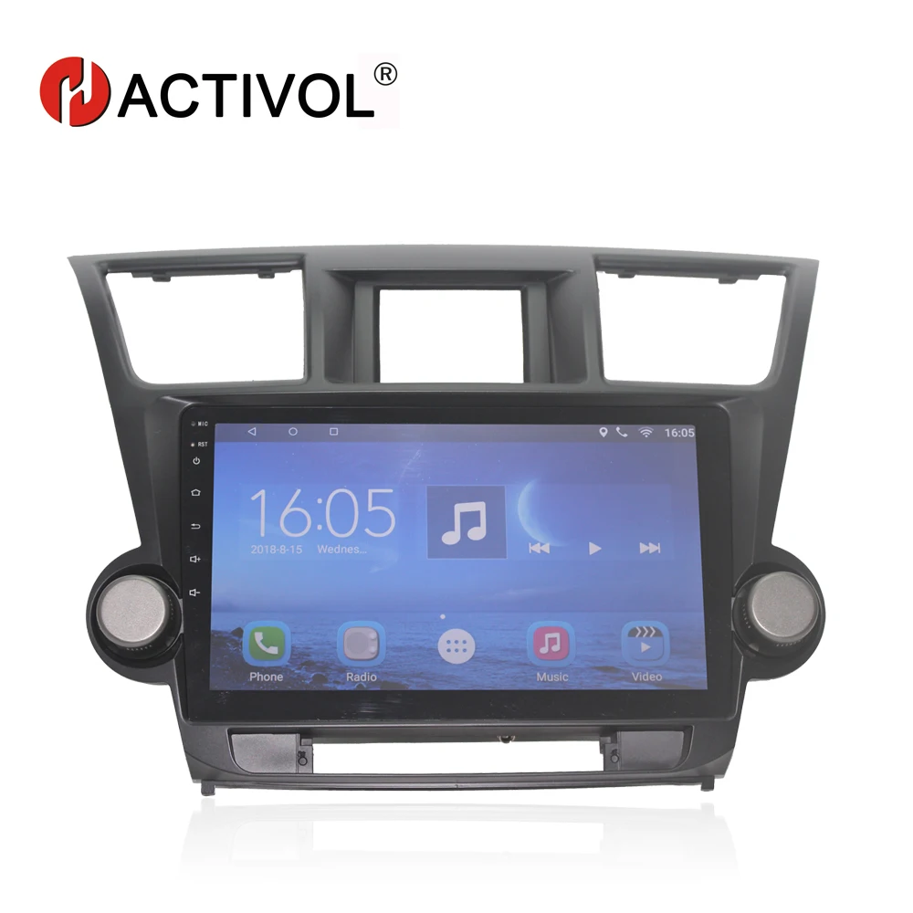 HACTIVOL 10.1" quadcore car radio for Toyota Highlander Kluger 2008-2012 android 7.0 car dvd player with 1G RAM 16G ROM
HACTIVOL 10.1" quadcore car radio for Toyota Highlander Kluger 2008-2012 android 7.0 car dvd player with 1G RAM 16G ROM