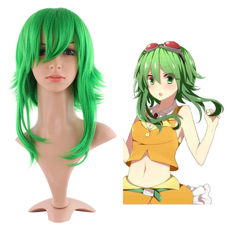 GUMI Anime Costume Cosplay 40cm Long Curly Green Wig Halloween Costumes Women Heat Resistant Wig+Wig Cap
GUMI Anime Costume Cosplay 40cm Long Curly Green Wig Halloween Costumes Women Heat Resistant Wig+Wig Cap