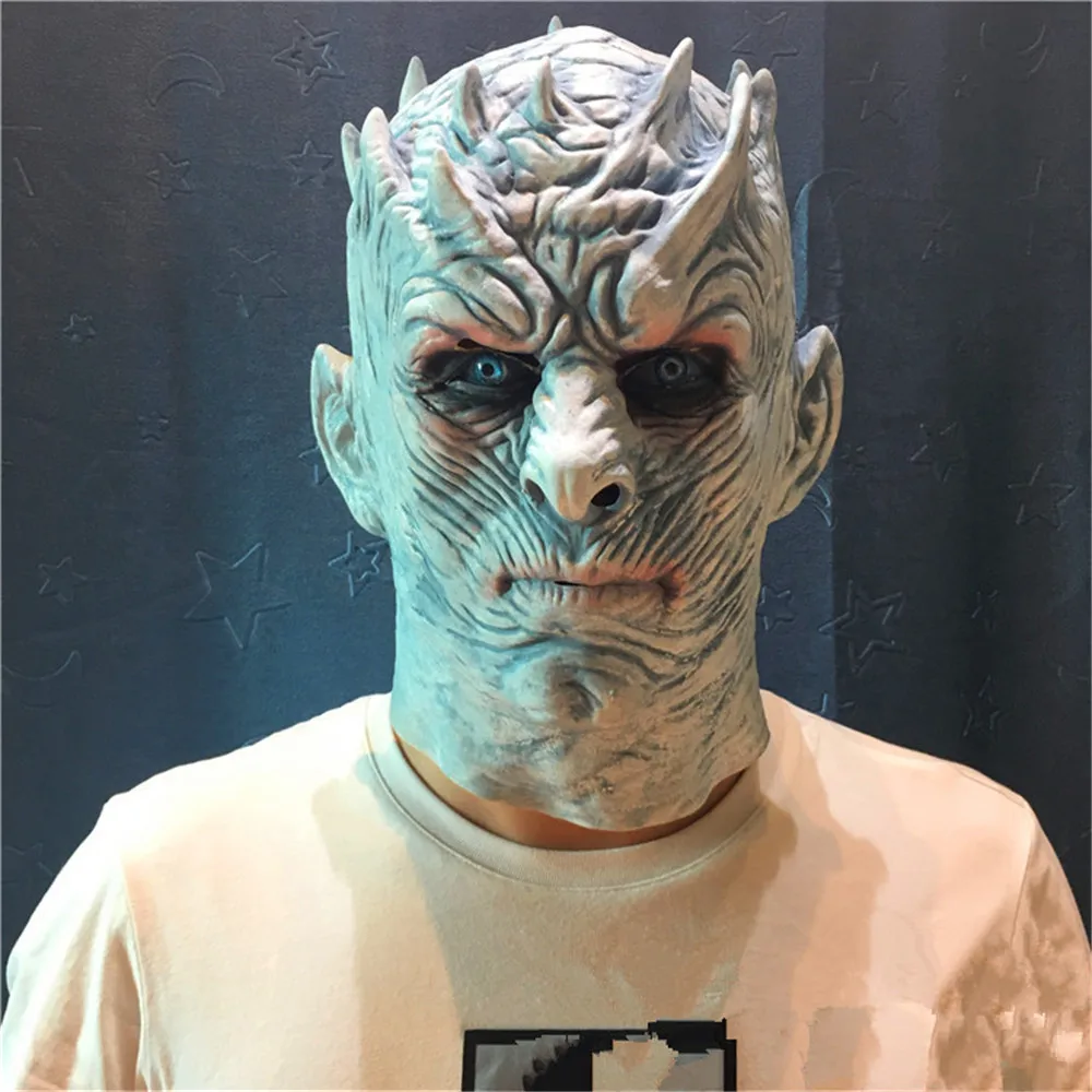 Cosplay Game of Thrones Night's King mask Horror Latex Mask Halloween Carnival purim Mask Adult Men
Cosplay Game of Thrones Night's King mask Horror Latex Mask Halloween Carnival purim Mask Adult Men