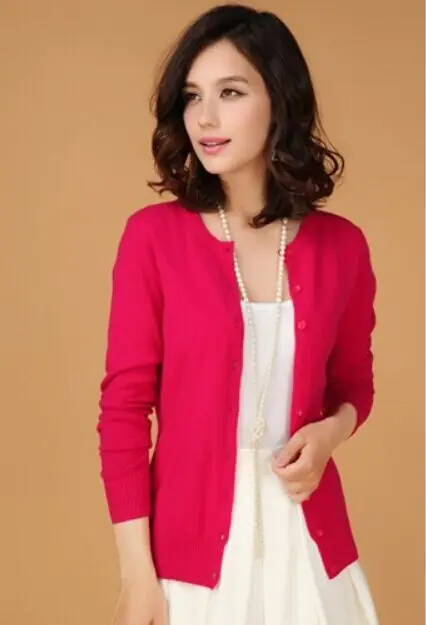 16 Color Cashmere Women Basic Cardigan O-Neck Sweater Spring Autumn Winter Female Long Sleeve Wool Knitted Solid Soft Fashion
16 Color Cashmere Women Basic Cardigan O-Neck Sweater Spring Autumn Winter Female Long Sleeve Wool Knitted Solid Soft Fashion