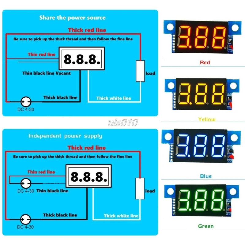 DC0-10A Digital LED Ammeter Current Panel Meter 0.36in Module Reverse Protection July Drop Ship
DC0-10A Digital LED Ammeter Current Panel Meter 0.36in Module Reverse Protection July Drop Ship