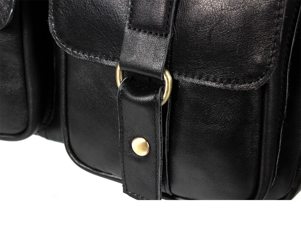 Oil wax leather Briefcase (7)