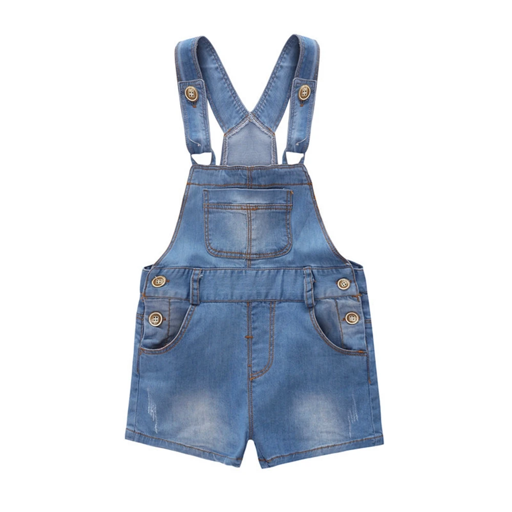 

Chumhey 9M-4T Baby Rompers summer Boys Girls Shorts Jeans Babe Overalls Infant Clothes Kids Jumpsuit Child Clothing 12 M 2 Years