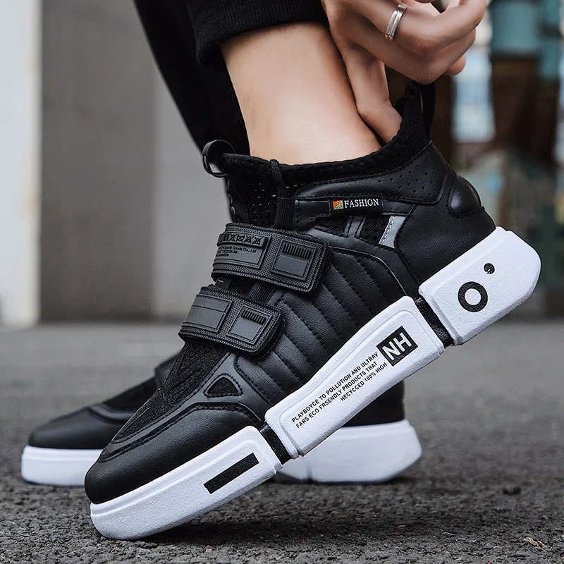 Hip Hop Street Shoes Harajuku Men Casual White Chunky Sneakers Male Autumn Students Walking Zapatos De Hombre Tenis Masculino
Hip Hop Street Shoes Harajuku Men Casual White Chunky Sneakers Male Autumn Students Walking Zapatos De Hombre Tenis Masculino