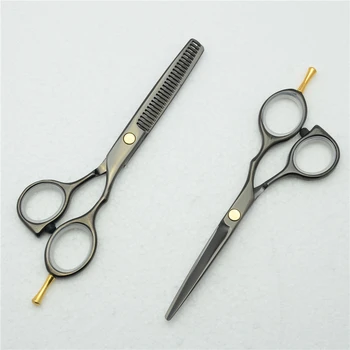 5.5 inch 16cm Customized Logo 440C Black Color Professional Human Hair Scissors Hairdressing Cutting Shears Thinning Scissors
5.5 inch 16cm Customized Logo 440C Black Color Professional Human Hair Scissors Hairdressing Cutting Shears Thinning Scissors