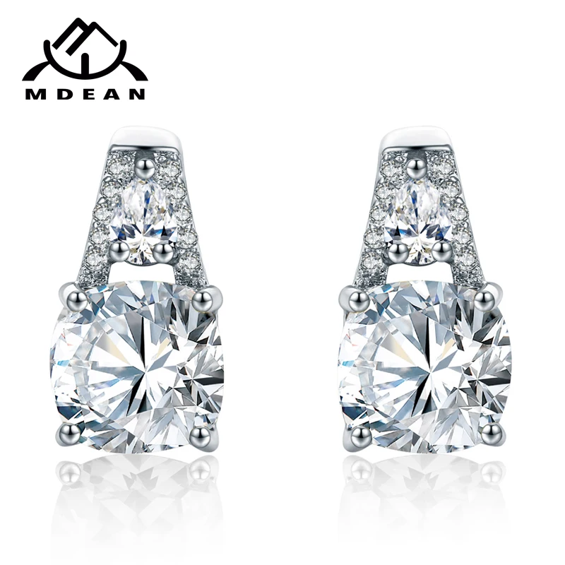 MDEAN Stud Earrings for Women White Gold Color Jewelry AAA Zircon party wedding Engagement Boucle D'oreille Wedding Brincos A052
MDEAN Stud Earrings for Women White Gold Color Jewelry AAA Zircon party wedding Engagement Boucle D'oreille Wedding Brincos A052