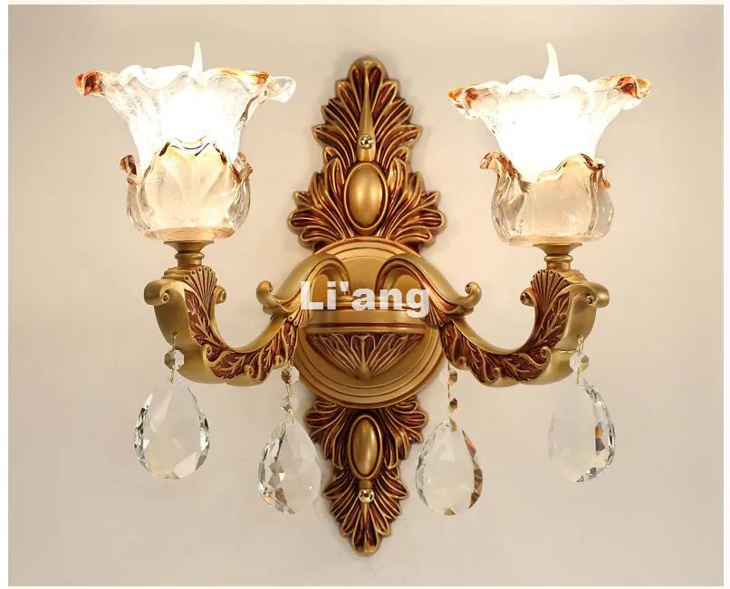 Modern European Gold Alloy LED Crystal Sconce Lamp Indoor Wall Lamps With 1 Lights 2 Lights For Bedroom Lighting 100% Guaranteed
Modern European Gold Alloy LED Crystal Sconce Lamp Indoor Wall Lamps With 1 Lights 2 Lights For Bedroom Lighting 100% Guaranteed