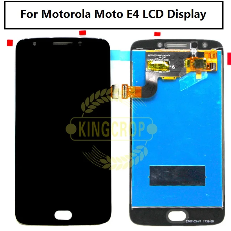 ЖК-дисплей с сенсорным экраном и дигитайзером в сборе для Motorola Moto E4 XT1762 XT1772 5 0