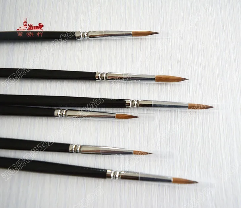 6Pcs/Set High Quality Watercolor Brush Weasel Hair Wooden Handle Artist Round Head Hook Line Pen Professional Art Supplies
6Pcs/Set High Quality Watercolor Brush Weasel Hair Wooden Handle Artist Round Head Hook Line Pen Professional Art Supplies