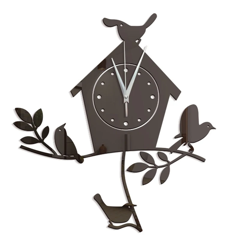 2018 Hot Novelty Mascot bird Wall Clock 3D DIY Wall Sticker Cartoon Bird Style Vinyl Real Clocks Home Decor Children Gift 60046
2018 Hot Novelty Mascot bird Wall Clock 3D DIY Wall Sticker Cartoon Bird Style Vinyl Real Clocks Home Decor Children Gift 60046