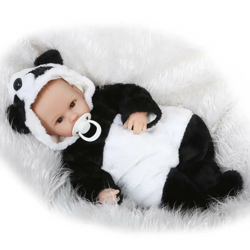 18'' Reborn Handmade Baby Girl Doll Silicone Vinyl Lifelike Dolls +Panda Clothes Baby Doll Toy Girls Toys
18'' Reborn Handmade Baby Girl Doll Silicone Vinyl Lifelike Dolls +Panda Clothes Baby Doll Toy Girls Toys