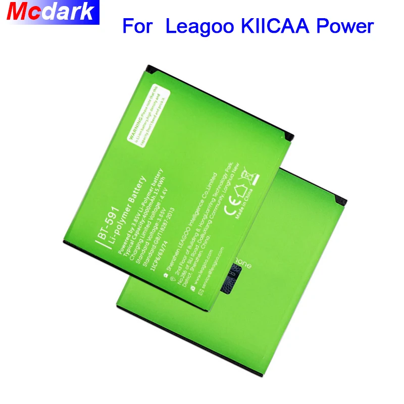 Mcdark 4000mAh BT-591 Battery For Leagoo KIICAA Power Batterie Bateria Accumulator AKKU ACCU PIL Mobile Phone
Mcdark 4000mAh BT-591 Battery For Leagoo KIICAA Power Batterie Bateria Accumulator AKKU ACCU PIL Mobile Phone