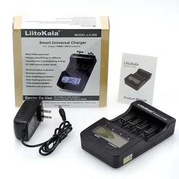 NEW Liitokala lii500 LCD 3.7V/1.2V AA/AAA 18650/26650/16340/14500/10440/18500 Battery Charger with Screen+12V 2A Adapter USB5V1A
NEW Liitokala lii500 LCD 3.7V/1.2V AA/AAA 18650/26650/16340/14500/10440/18500 Battery Charger with Screen+12V 2A Adapter USB5V1A