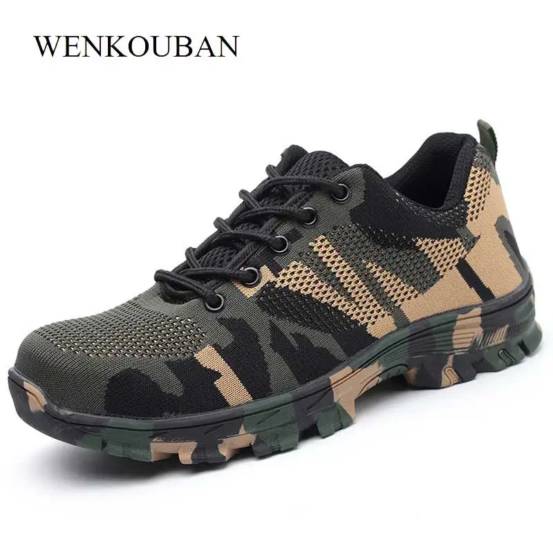 Work Safety Boots Men Outdoor Steel Toe Safety Boots Male Winter Outdoor Boots Men Camouflage Army Puncture Proof Bota Masculina
Work Safety Boots Men Outdoor Steel Toe Safety Boots Male Winter Outdoor Boots Men Camouflage Army Puncture Proof Bota Masculina