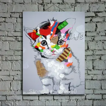 Cat Oil painting On Canvas Wall Art decorative Pictures Paintings For Living Room Canvas Pop art modern abstract hand painted
Cat Oil painting On Canvas Wall Art decorative Pictures Paintings For Living Room Canvas Pop art modern abstract hand painted