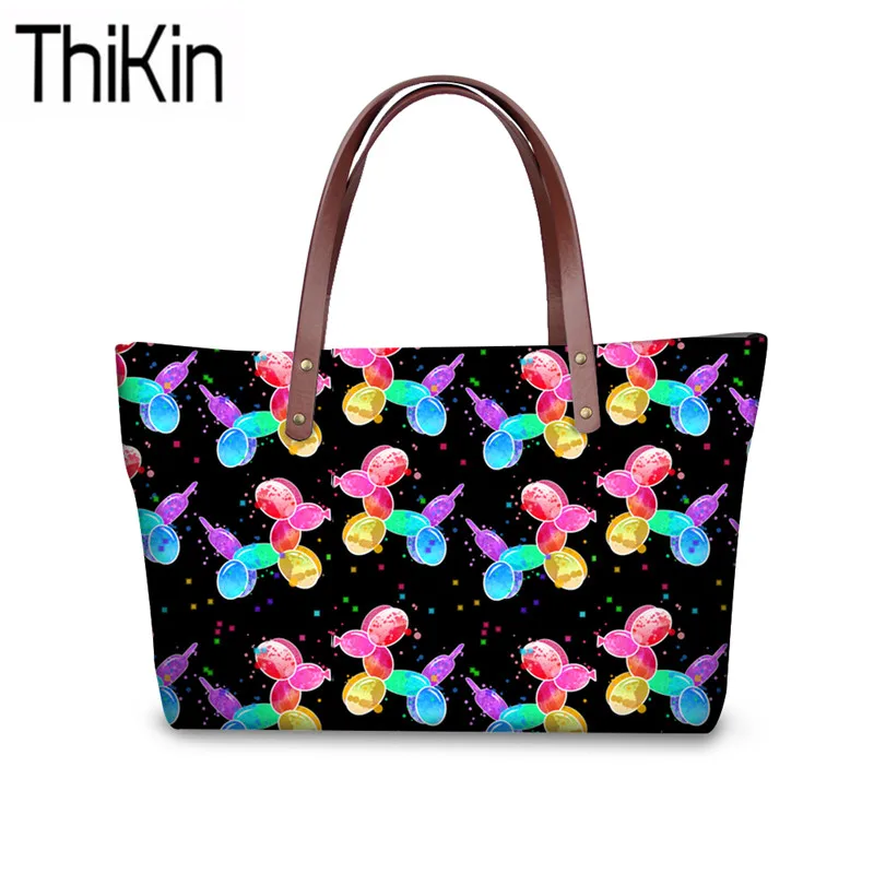 THIKIN Women Handbags Balloon Dogs Printing Shoulder Tote Bag Ladies Funny Design Top-Handle Bags for Girls Large Book Bag
THIKIN Women Handbags Balloon Dogs Printing Shoulder Tote Bag Ladies Funny Design Top-Handle Bags for Girls Large Book Bag