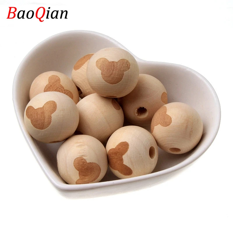 10pcs 20mm Lead-free Wooden Engraving Bear Round Balls Natural Wood Beads For Jewelry Making DIY
10pcs 20mm Lead-free Wooden Engraving Bear Round Balls Natural Wood Beads For Jewelry Making DIY