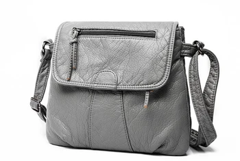 Fashion women's soft waterwashed leather small handbag casual shoulder messenger small bag female handbag x-598521
Fashion women's soft waterwashed leather small handbag casual shoulder messenger small bag female handbag x-598521