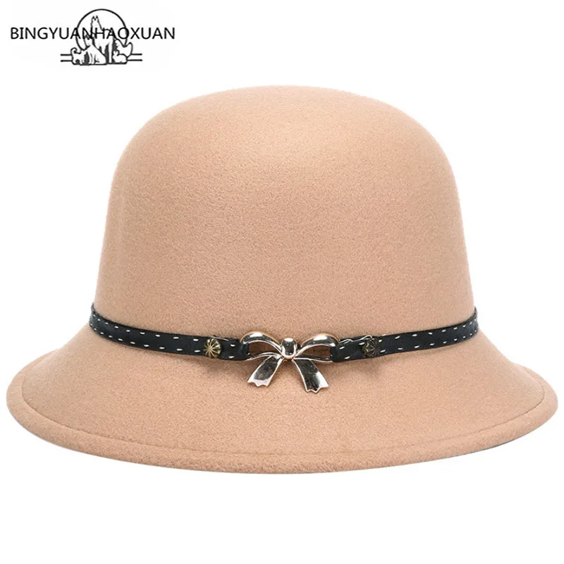 BINGYUANHAOXUAN Women's 2018 Autumn Winter Beach Sun Hat Vintage Wool Big Floppy Fashion
BINGYUANHAOXUAN Women's 2018 Autumn Winter Beach Sun Hat Vintage Wool Big Floppy Fashion