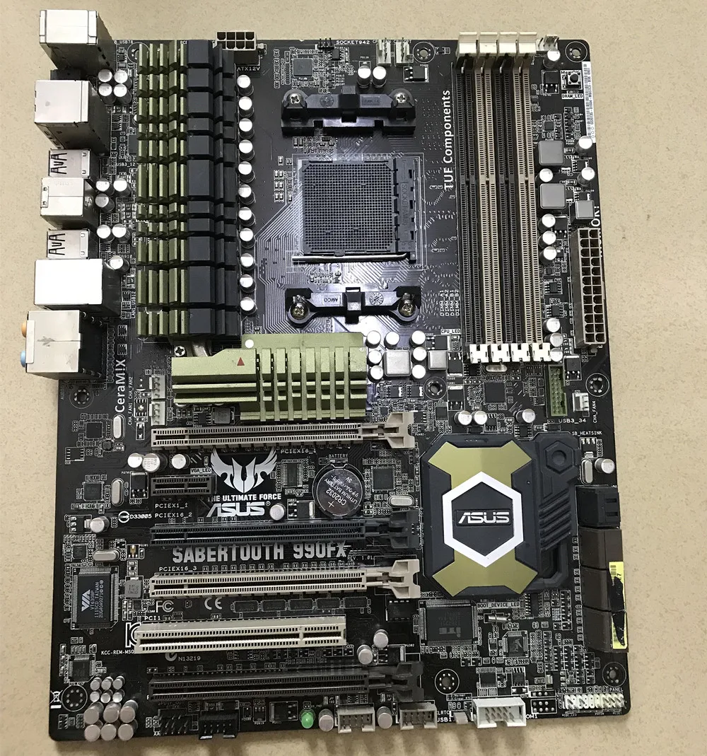 Socket AM3+ For ASUS Sabertooth 990FX Original Used Desktop for AMD 990FX Motherboard DDR3 USB3.0 SATA3
Socket AM3+ For ASUS Sabertooth 990FX Original Used Desktop for AMD 990FX Motherboard DDR3 USB3.0 SATA3