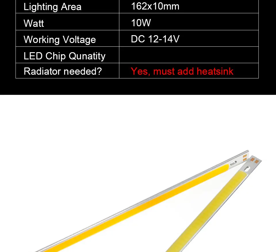 20cm cob led strip light bulb lamp 12v 10w led lighting for diy car bulbs (2)