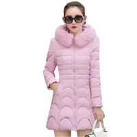 OKXGNZ-2017Winter-Jacket-Women-Cotton-Feather-Coat-Hooded-Fur-Collar-Elegant-High-Quality-Costume-Plus-Size