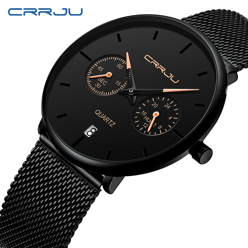 Reloj Hombre New CRRJU Top Brand Luxury Mens Watches Waterproof Ultra Thin Date Wrist Watch Male Chronograph Casual Quartz Clock
Reloj Hombre New CRRJU Top Brand Luxury Mens Watches Waterproof Ultra Thin Date Wrist Watch Male Chronograph Casual Quartz Clock