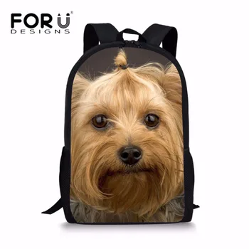 FORUDESIGNS New 2018 Animal Yorkshire Print Schoolbag For Teenagers Girls Boys Book Bag Set Student Pencil Bag Backpacks Satchel
FORUDESIGNS New 2018 Animal Yorkshire Print Schoolbag For Teenagers Girls Boys Book Bag Set Student Pencil Bag Backpacks Satchel