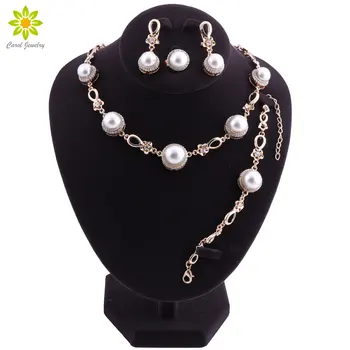 Wedding African Beads Jewelry Set Imitation Pearl Bridal Dubai Indian Fashion Christmas Jewellery For Women
Wedding African Beads Jewelry Set Imitation Pearl Bridal Dubai Indian Fashion Christmas Jewellery For Women