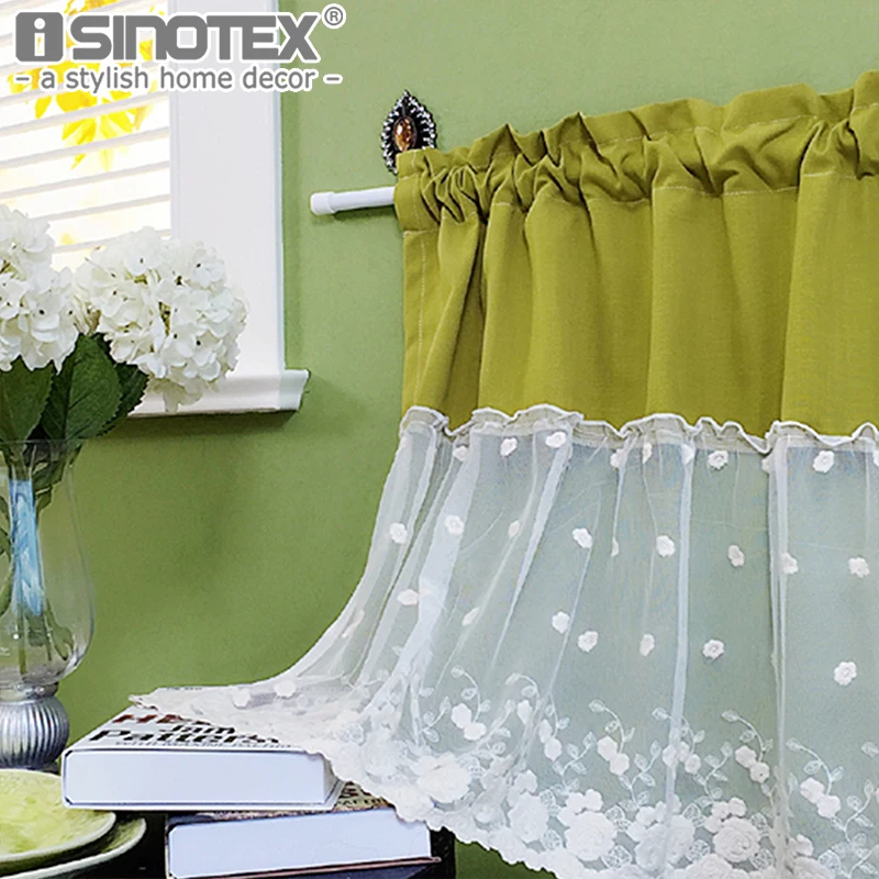 Decorative Kitchen Curtain Fashion Lace Cotton Pastoral Style Small Cafe Curtain For the Kitchen Living Room Home Decoration
Decorative Kitchen Curtain Fashion Lace Cotton Pastoral Style Small Cafe Curtain For the Kitchen Living Room Home Decoration