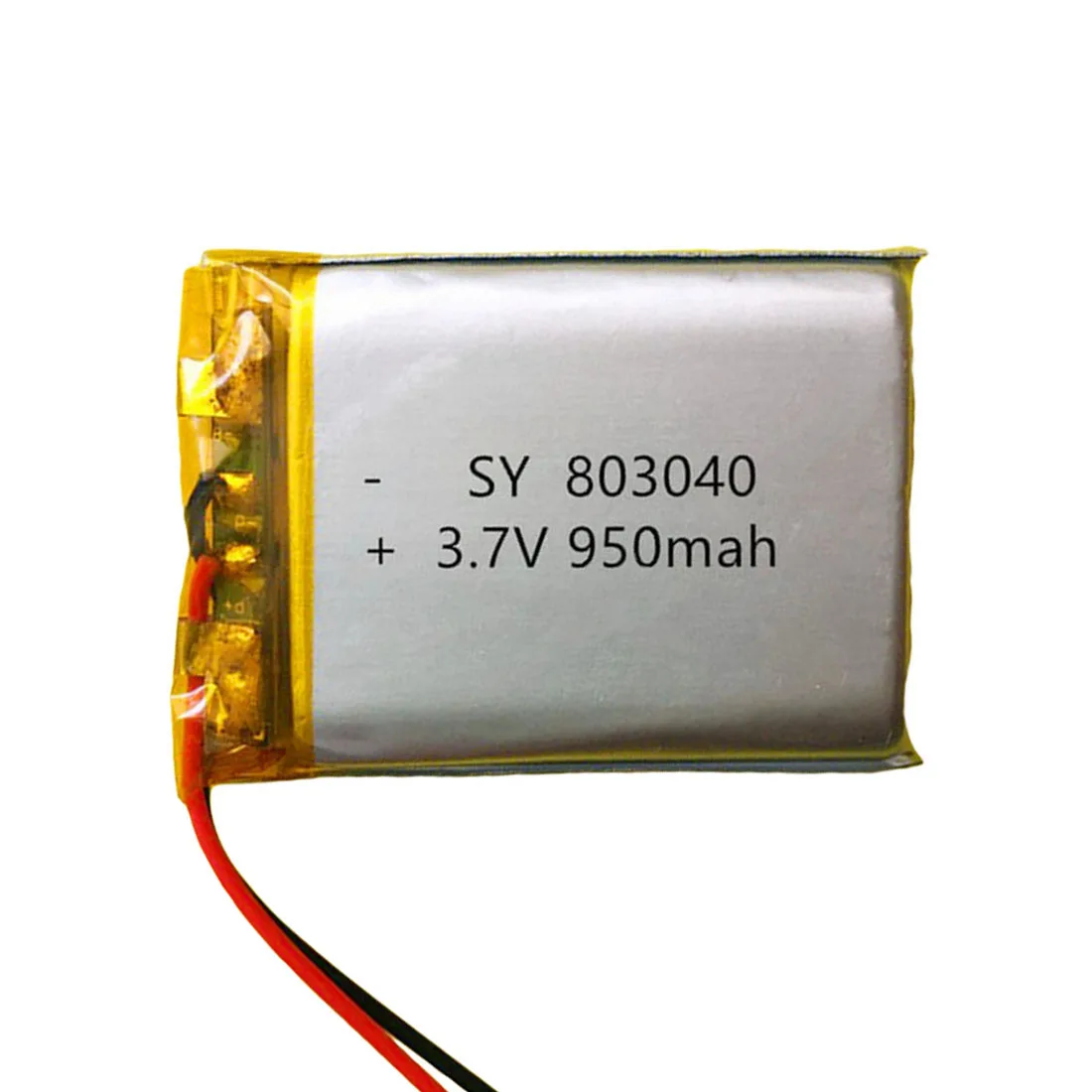 3.7V 950mAh 803040 Lithium Polymer Li-Po ion Rechargeable Battery For MP4 MP5 GPS PSP Mobile Pocket PC e-books Bluetooth
3.7V 950mAh 803040 Lithium Polymer Li-Po ion Rechargeable Battery For MP4 MP5 GPS PSP Mobile Pocket PC e-books Bluetooth