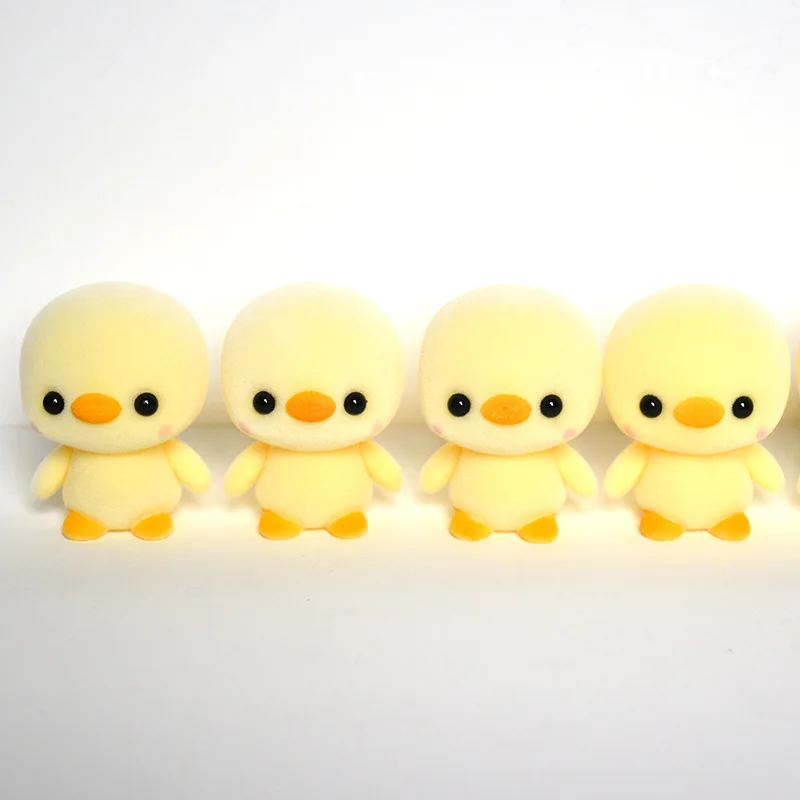 Flocking Plush Real Life Animals Kawaii Toys Caramel Shiba Inu Penguin Duck (7)