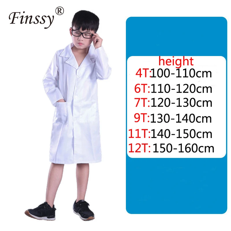 Children Cosplay Science Lab White Protective Clothing Experimental Class Special Uniform Cosplay Doctor Costume for Kids
Children Cosplay Science Lab White Protective Clothing Experimental Class Special Uniform Cosplay Doctor Costume for Kids