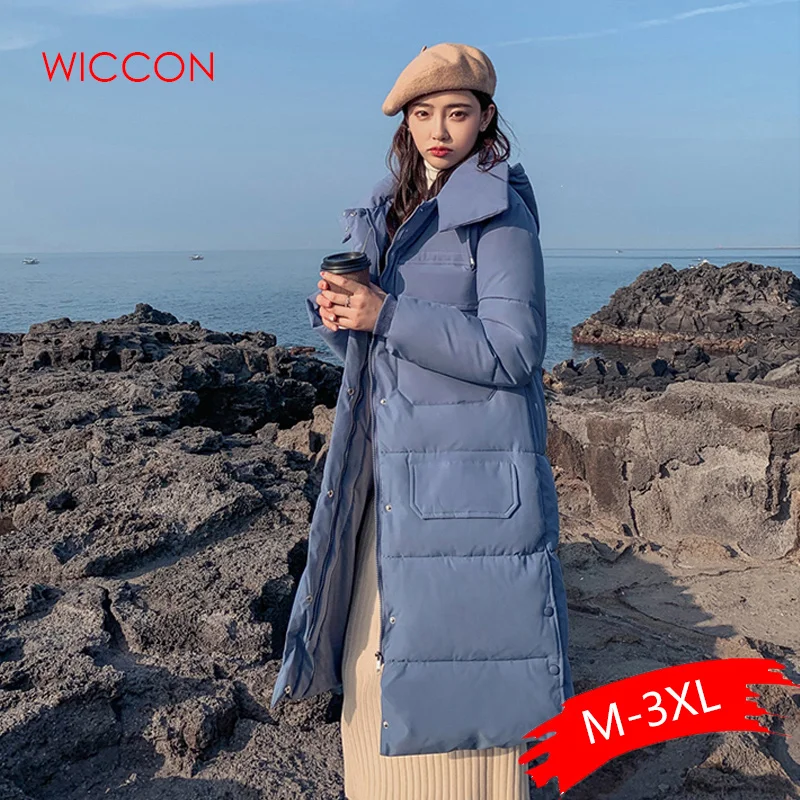 2019 Fashion Long Parkas Women's Simple New Hooded Thick Winter Warm Overcoats Knee Length Student Space Cotton Coats Plus Size
2019 Fashion Long Parkas Women's Simple New Hooded Thick Winter Warm Overcoats Knee Length Student Space Cotton Coats Plus Size