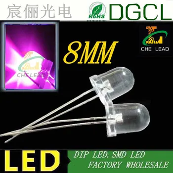 Free shipping Pink 8mm through hole led Water clear high flux dip led 3.0-3.5V(CE&Rosh)
Free shipping Pink 8mm through hole led Water clear high flux dip led 3.0-3.5V(CE&Rosh)