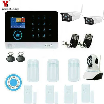 YobangSecurity Wifi GSM Wireless Home Burglar Security System With Outdoor Waterproof WIFI IP Camera Auto Dialer Android IOS APP
YobangSecurity Wifi GSM Wireless Home Burglar Security System With Outdoor Waterproof WIFI IP Camera Auto Dialer Android IOS APP