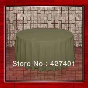 108"R Olive 210GSM Polyester plain Table Cloth For Wedding Events & Party Decoration(Factory Direct Sales)
108"R Olive 210GSM Polyester plain Table Cloth For Wedding Events & Party Decoration(Factory Direct Sales)