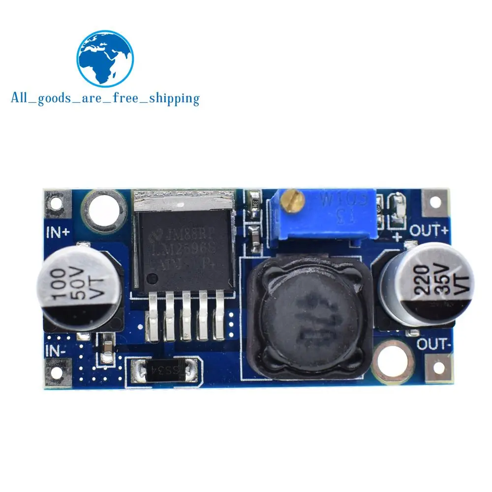 High Quality 3A Adjustable DC-DC LM2596 LM2596S input 4V-35V Output 1.23V-30V dc-dc Step-down Power Supply Regulator module
High Quality 3A Adjustable DC-DC LM2596 LM2596S input 4V-35V Output 1.23V-30V dc-dc Step-down Power Supply Regulator module