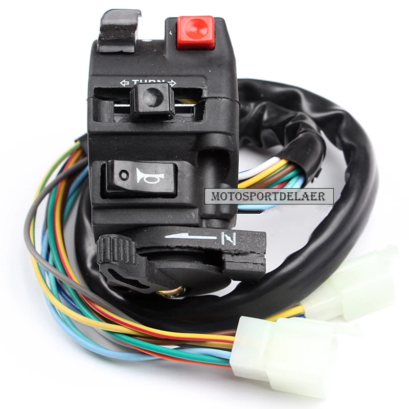 Motorcycle Electric 5-Function ATV Quad 4 Wheeler Horn Left Switch Assembly with Choke Light On
Motorcycle Electric 5-Function ATV Quad 4 Wheeler Horn Left Switch Assembly with Choke Light On