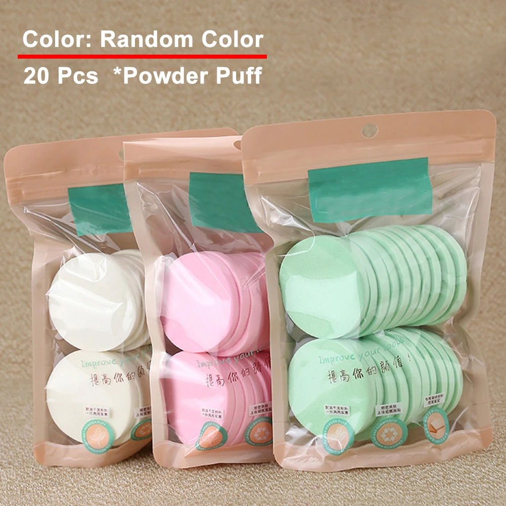 20pcs Face Care Natural Sponge Cosmetic Soft Wet Dry Use Makeup Remove Foundation Powder Puff Tool Mini Round Random Color
20pcs Face Care Natural Sponge Cosmetic Soft Wet Dry Use Makeup Remove Foundation Powder Puff Tool Mini Round Random Color