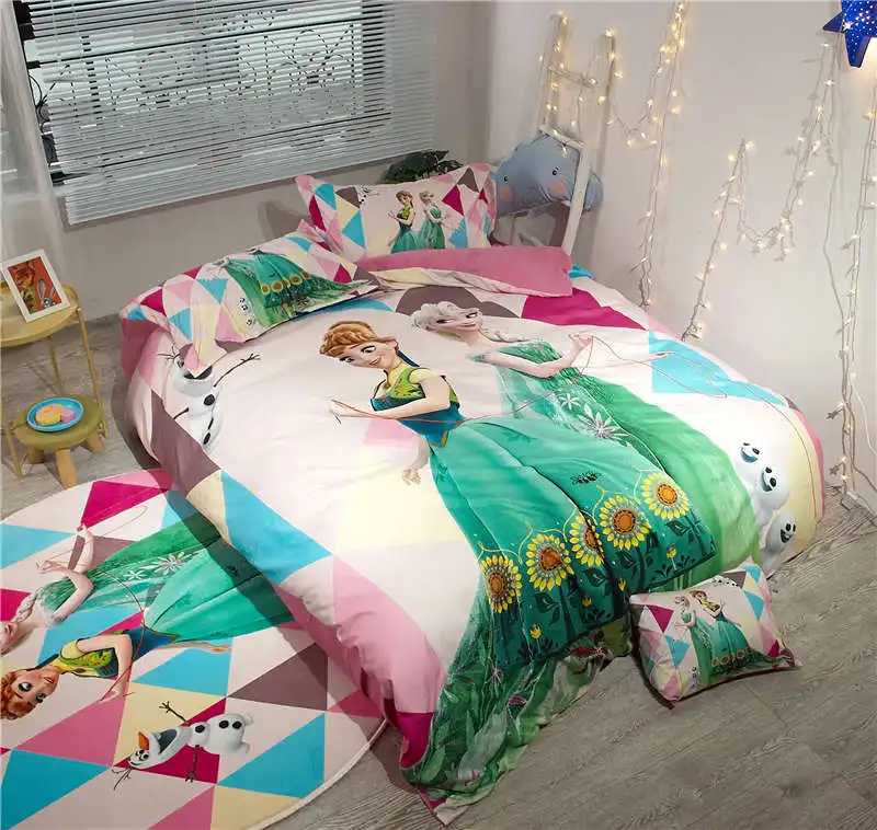 Disney princess frozen print duvet cover queen size 3/4/5pcs pink anna alsa pattern bed sheet twin full girls child home decor
Disney princess frozen print duvet cover queen size 3/4/5pcs pink anna alsa pattern bed sheet twin full girls child home decor