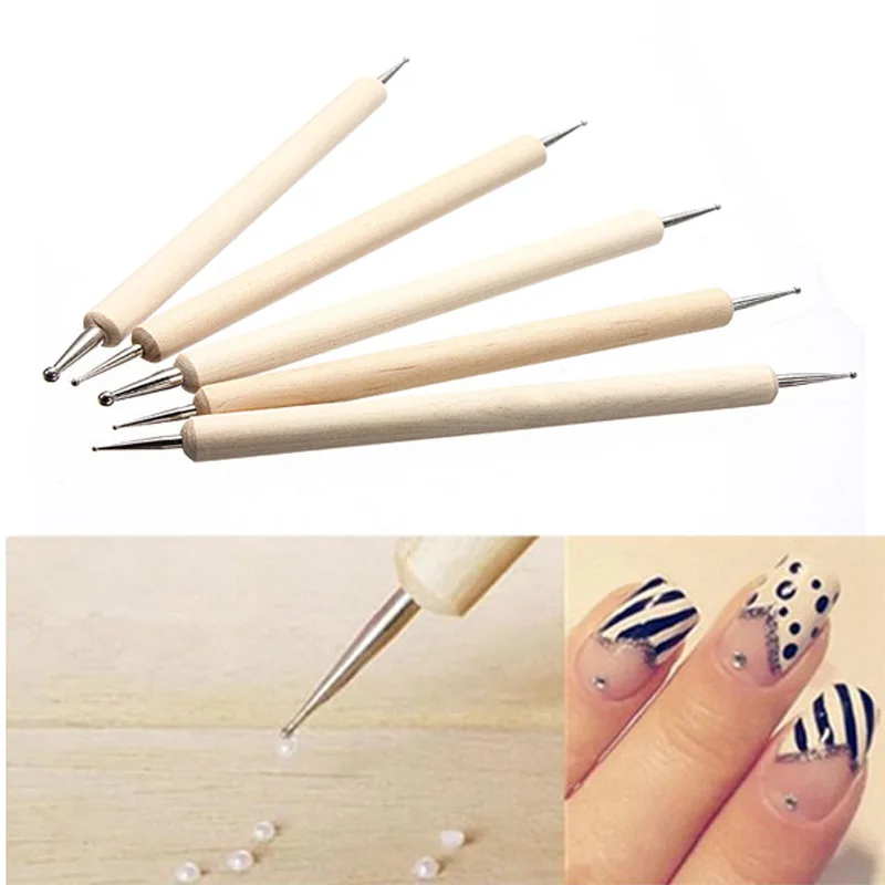 5PCS 2 Ways Wooden Dotting Pen Marbleizing Tool Nail Art Painting Dot Dotting Tools
5PCS 2 Ways Wooden Dotting Pen Marbleizing Tool Nail Art Painting Dot Dotting Tools