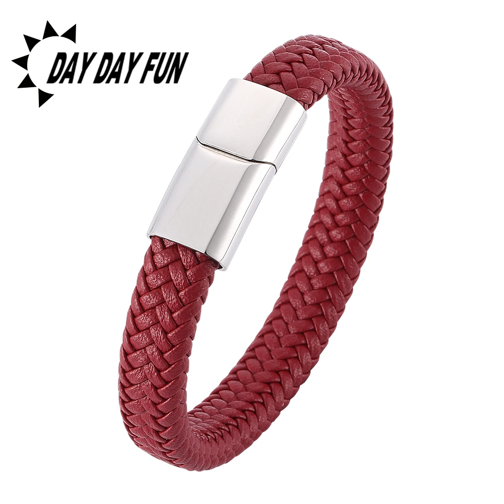 2019 Punk Style Bangle 316L Stainless Steel Spades Charms Trendy Male Bracelet Black Wide Braided Leather Bracelets E0015
2019 Punk Style Bangle 316L Stainless Steel Spades Charms Trendy Male Bracelet Black Wide Braided Leather Bracelets E0015