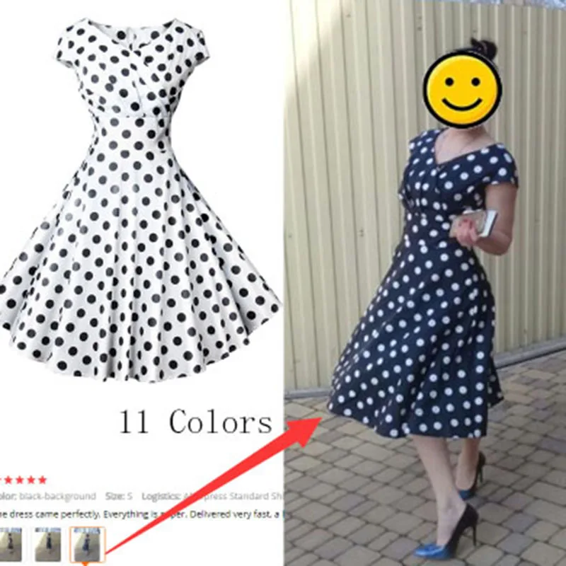 Sexy Spring Summer Dress Nightclub Sexy Vintage Dress Short Sleeve Women Everyday Polka Dot Print Fashion High Waist Dress USA
Sexy Spring Summer Dress Nightclub Sexy Vintage Dress Short Sleeve Women Everyday Polka Dot Print Fashion High Waist Dress USA